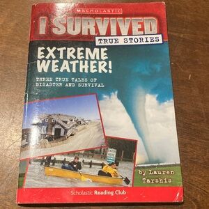 Scholastic I Survived Collection Back Cover — Red/Blue